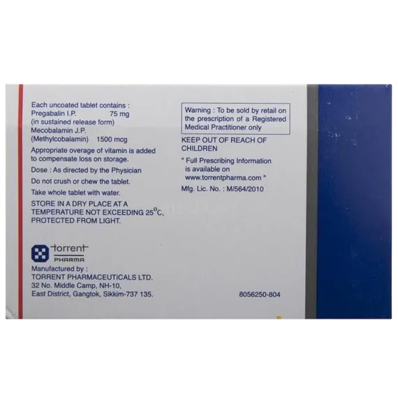 pregalin x sr 75mg tablet 15's
